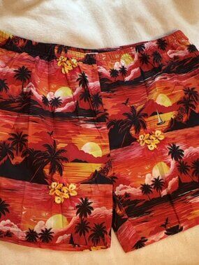 Coofandy Men's 3X Shorts Floral Tropical with Pockets NWT